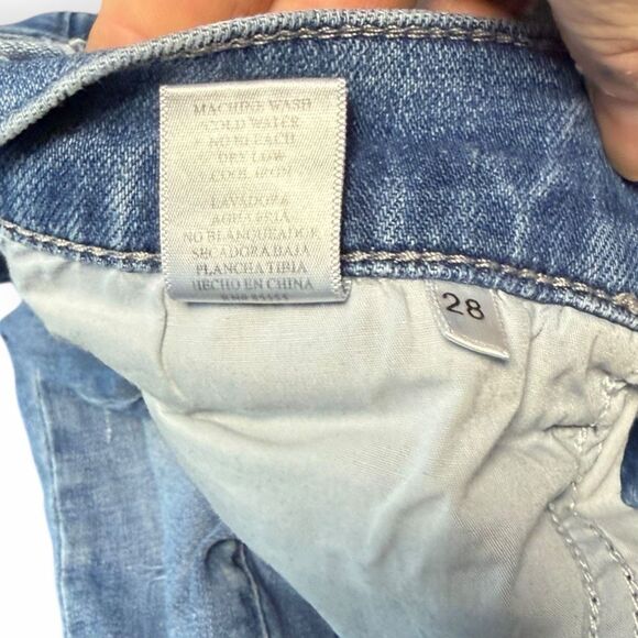 PISTOLA Women’s Light Wash Distressed Straight Leg Jeans Size 28 - Picture 6 of 6